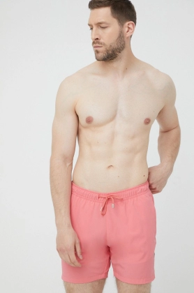 John Frank pantaloni scurti de baie culoarea roz