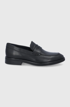 Joop! mocasini de piele barbati, culoarea negru