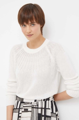 Joop! pulover din amestec de lana femei, culoarea alb, light