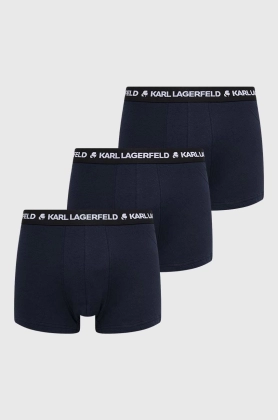 Karl Lagerfeld boxeri 3-pack barbati, culoarea alb