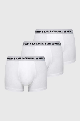 Karl Lagerfeld Boxeri barbati, culoarea alb