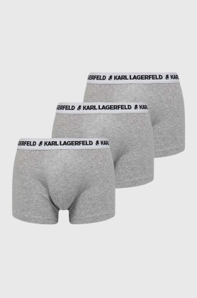 Karl Lagerfeld Boxeri barbati, culoarea gri