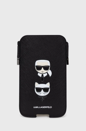Karl Lagerfeld carcasa de telefon 6,7\'\' culoarea negru