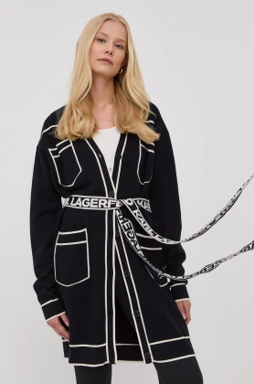 Karl Lagerfeld cardigan din amestec de lana femei, light