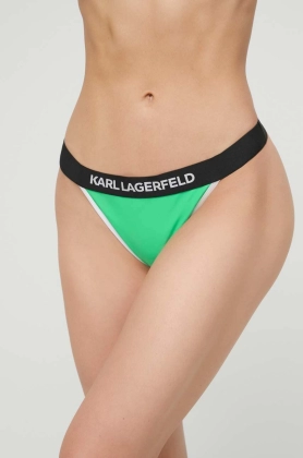 Karl Lagerfeld chiloti de baie culoarea verde