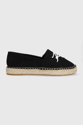 Karl Lagerfeld espadrile KL98201 KAMINI culoarea negru