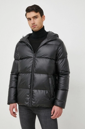 Karl Lagerfeld geaca de puf barbati, culoarea negru, de iarna, oversize