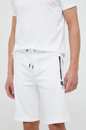 Karl Lagerfeld pantaloni scurti barbati, culoarea alb