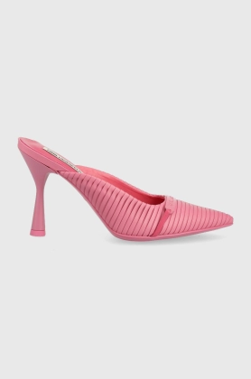 Karl Lagerfeld papuci Panache Hi culoarea roz