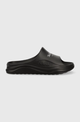 Karl Lagerfeld papuci SKOONA femei, culoarea negru, KL85007