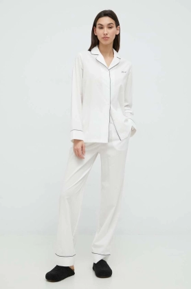 Karl Lagerfeld pijama femei, culoarea alb