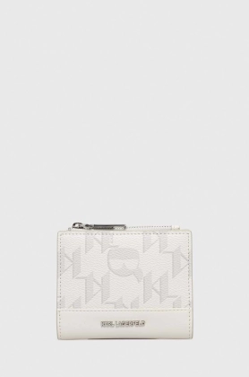 Karl Lagerfeld portofel femei, culoarea alb