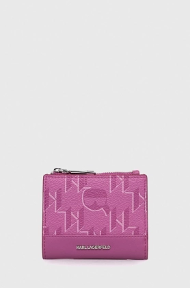 Karl Lagerfeld portofel femei, culoarea roz