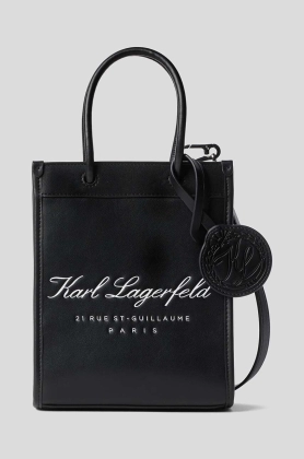 Karl Lagerfeld poseta culoarea negru