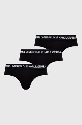 Karl Lagerfeld Slip (3-pack) barbati, culoarea negru
