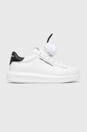 Karl Lagerfeld sneakers din piele KL52526 KAPRI MENS culoarea alb