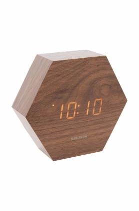 Karlsson ceas cu alarma LED Hexagon