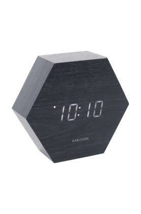 Karlsson ceas cu alarma LED Hexagon