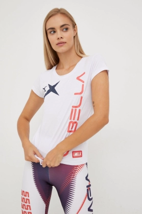 LaBellaMafia tricou Gravity femei, culoarea alb