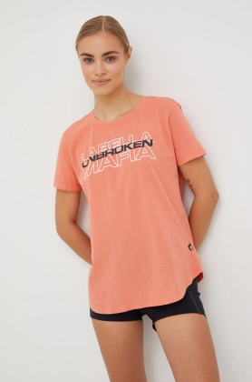 LaBellaMafia tricou Unbroken femei, culoarea portocaliu