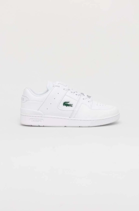 Lacoste sneakers Court Cage culoarea alb