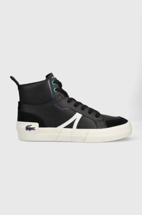 Lacoste sneakers L004 Mid culoarea negru