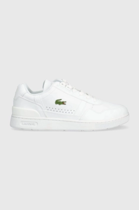 Lacoste sneakers T-Clip culoarea alb