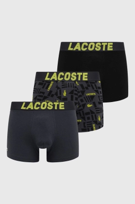 Lasoste boxeri (3-pack) barbati, culoarea gri