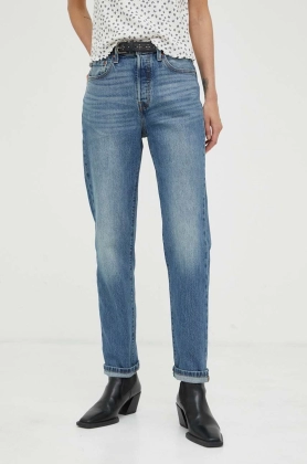 Levi\'s jeansi 501 CROP femei high waist