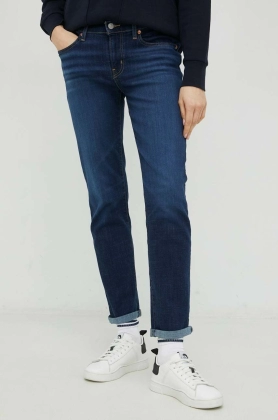 Levi\'s jeansi Boyfriend femei medium waist