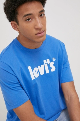 Levi\'s tricou din bumbac cu imprimeu