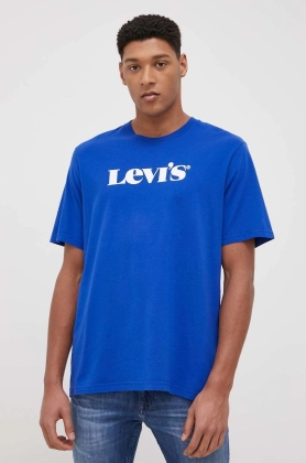 Levi\'s tricou din bumbac neted