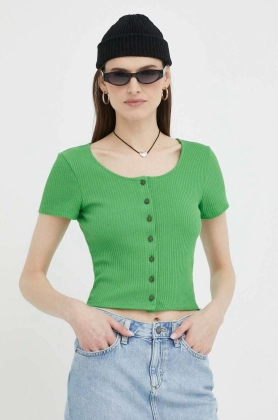 Levi\'s tricou femei, culoarea verde