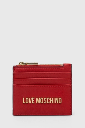 Love Moschino carcasa cardului culoarea rosu