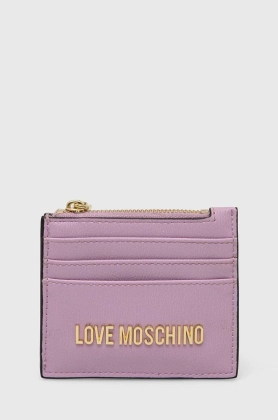 Love Moschino carcasa cardului culoarea violet