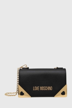Love Moschino geanta culoarea neagra