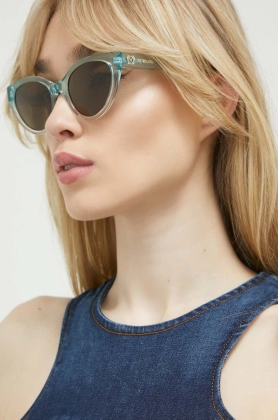 Love Moschino ochelari de soare femei, culoarea transparent