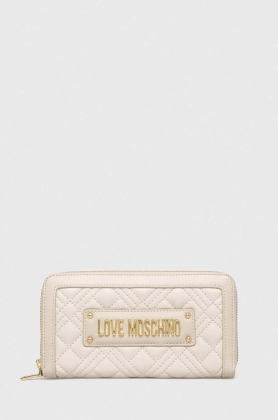 Love Moschino portofel femei, culoarea bej