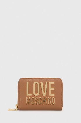 Love Moschino portofel femei, culoarea maro