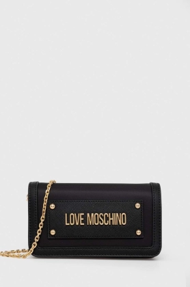 Love Moschino portofel femei, culoarea negru