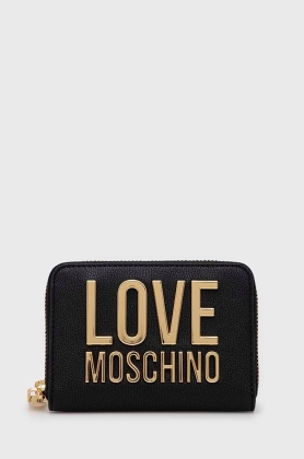 Love Moschino portofel femei, culoarea negru