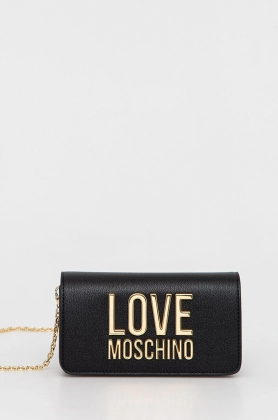 Love Moschino portofel femei, culoarea negru