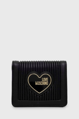 Love Moschino portofel femei, culoarea negru