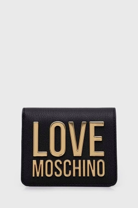 Love Moschino portofel femei, culoarea negru