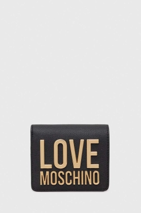 Love Moschino portofel femei, culoarea negru