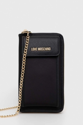 Love Moschino portofel femei, culoarea negru