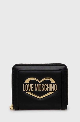 Love Moschino portofel femei, culoarea negru