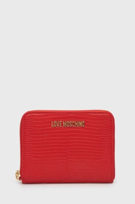 Love Moschino portofel femei, culoarea rosu