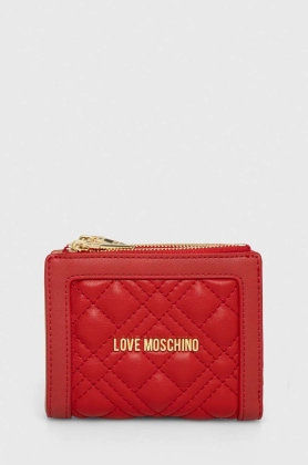 Love Moschino portofel femei, culoarea rosu