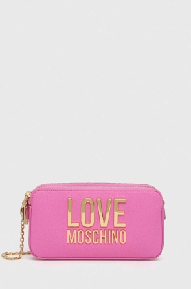 Love Moschino portofel femei, culoarea roz